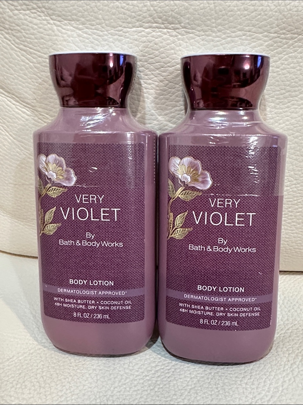 Bath & Body Works Very Violet Body Lotion Bundle of 2 Full Size NIB